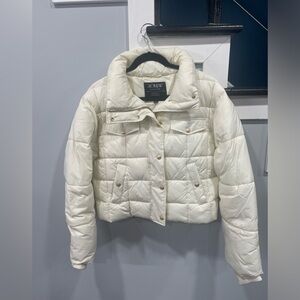 J. Crew cropped puffer medium